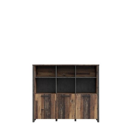moderna consolas estilo industrial con tiradores metalicos
