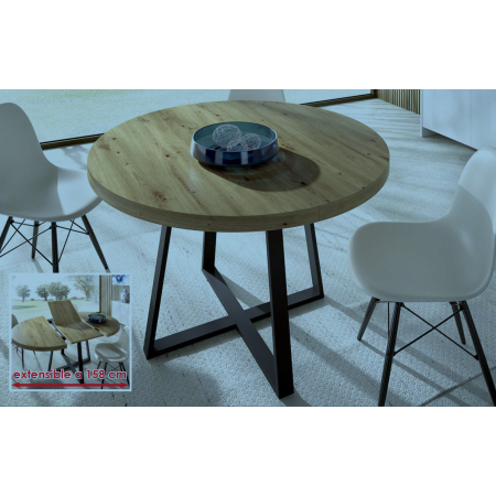 Mesa extensible para comedor redonda