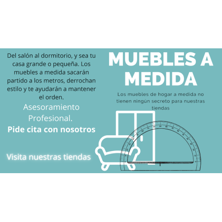Mueble auxiliar cocina 3 puertas + 1 cajón