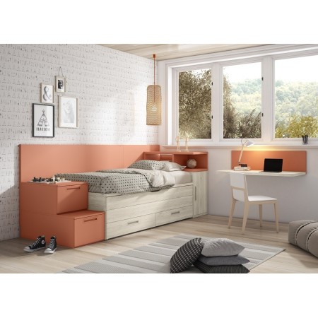 Cama compacta con escritorio en Calatayud