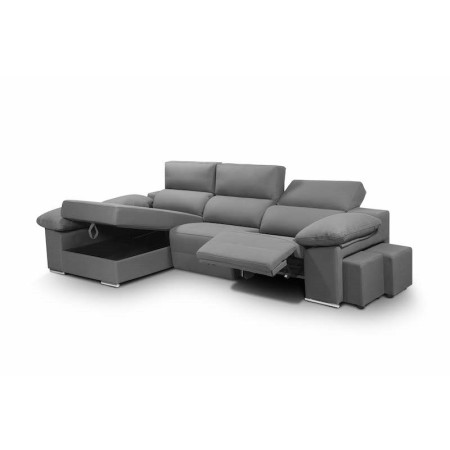 Sofá Chaise longue 320 cm moderno y barato con 2 Relax Eléctricos