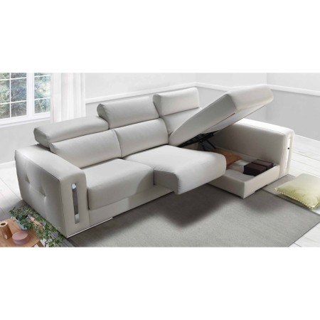Sofá chaiselongue extensible con almacenamiento en Calatayud