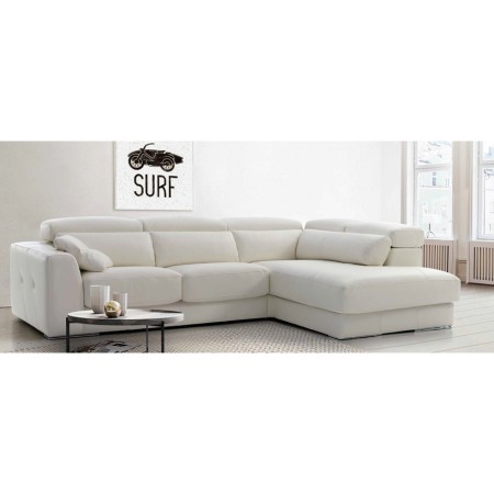 Sofá chaise longue con gran almacenaje