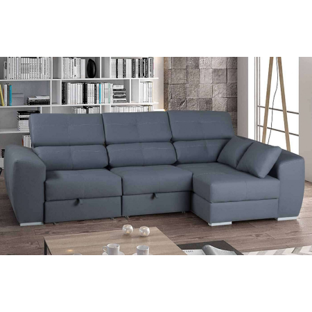 Sofá 3 plazas + chaiselongue 3p en Calatayud