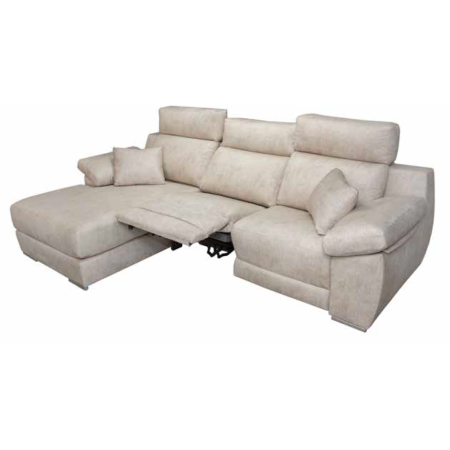 Sofá de 3 plazas y chaiselongue 260 cm