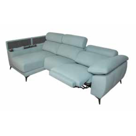 Sofá de 2 plazas y chaiselongue 240 cm