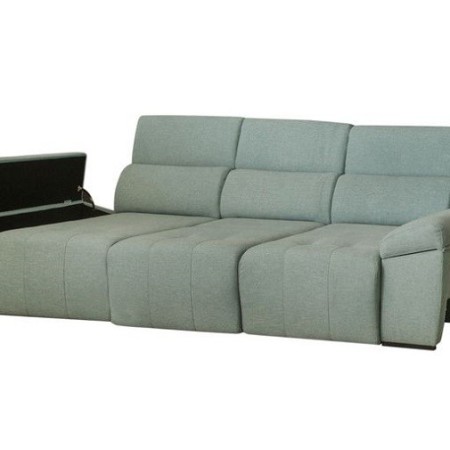 sofá asientos deslizantes con ruedas, arcon, respaldo reclinable