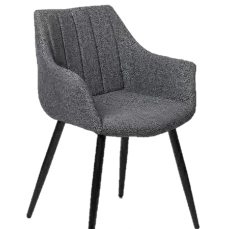 Sillones de Estilo Industrial con Asiento Tapizado para Comedor