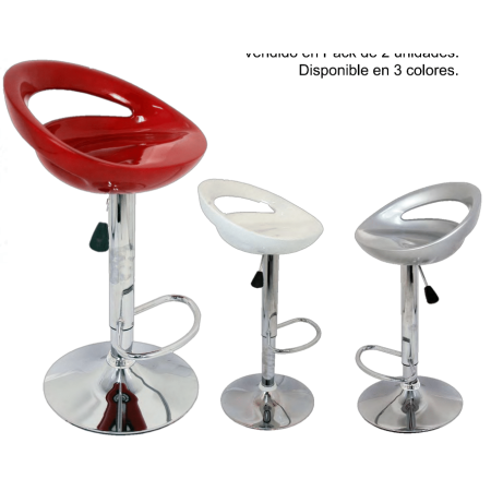 Taburetes de Cocina: Asiento de PVC Ajustable con Diseño Moderno