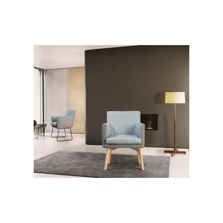 Butaca sencilla de diseño confortable
