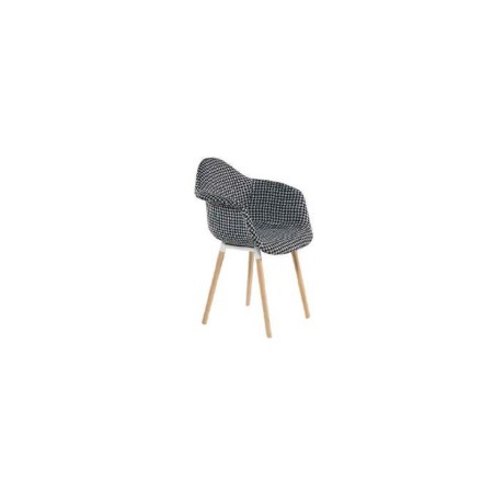 Sillón work pata de gallo 62 x 85 x 56 cm