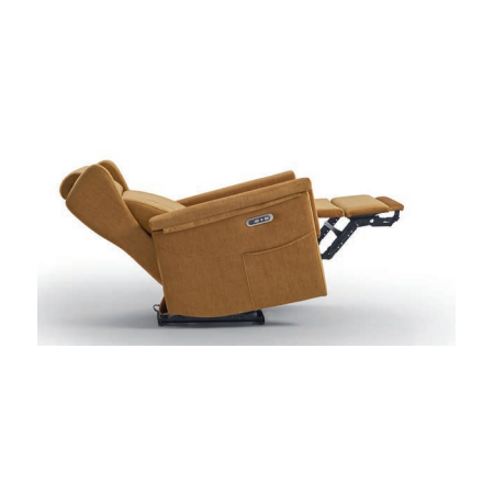 Sillón relax motorizado con doble reposapies en Calatayud