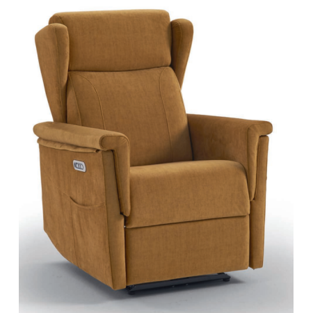 Sillón relax motorizado con doble reposapies en Calatayud