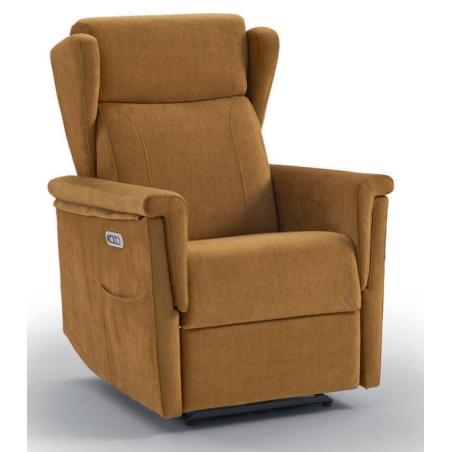 Sillón relax motorizado con doble reposapies en Calatayud