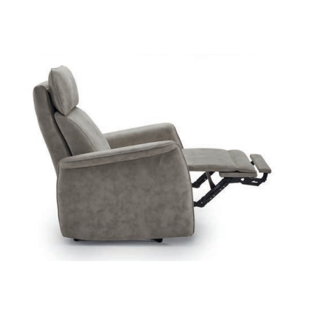 Sillón relax con doble reposapies y cabezal motorizado en Calatayud