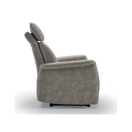 Sillón relax con doble reposapies y cabezal motorizado en Calatayud