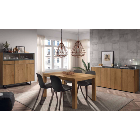 Comedor de líneas modernas en Calatayud
