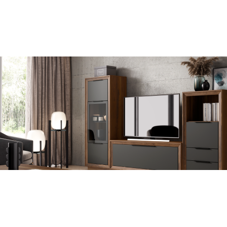 Muebles modular de salón en grafito