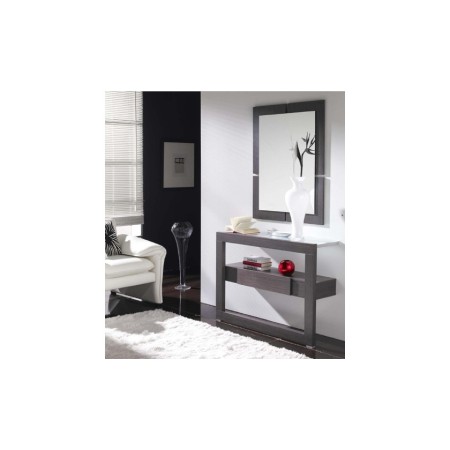 Mueble recibidor con espejo