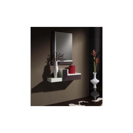 Mueble recibidor doble altura