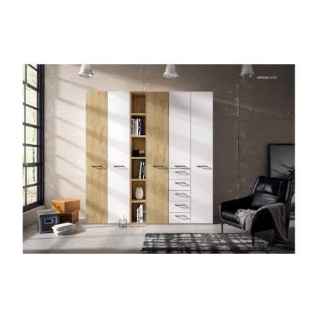 armario grande, armario dormitorio, armario moderno, multiusos, barato, auxiliar