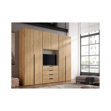 armario grande, armario dormitorio, armario moderno, multiusos, barato, auxiliar