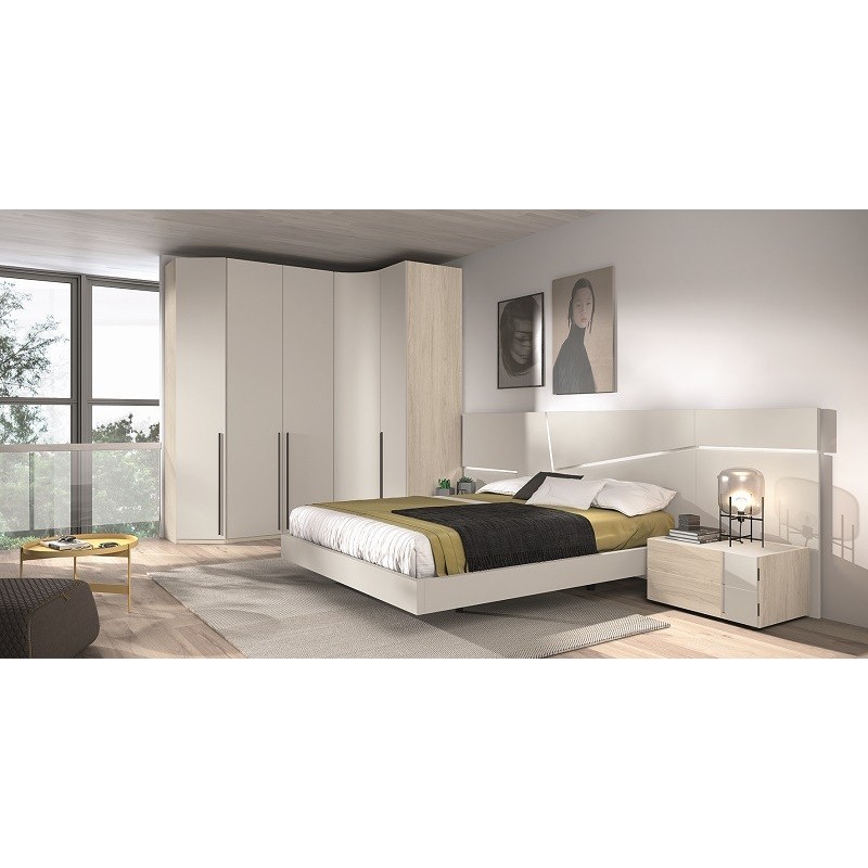 MODERNO ARMARIO EN BLANCO CON LINEAS MODERNAS