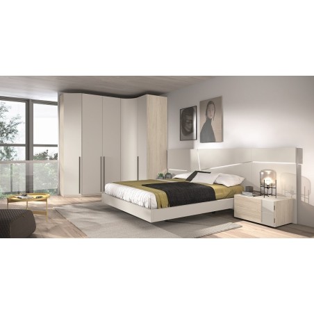 MODERNO ARMARIO EN BLANCO CON LINEAS MODERNAS
