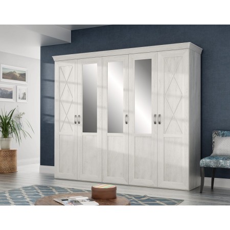Armario de gran capacidad de pino blanco