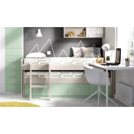 Juvenil compacto con almacenaje