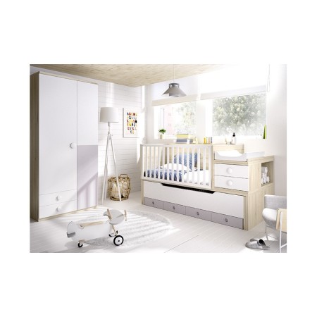 Cuna infantil cama nido moderna